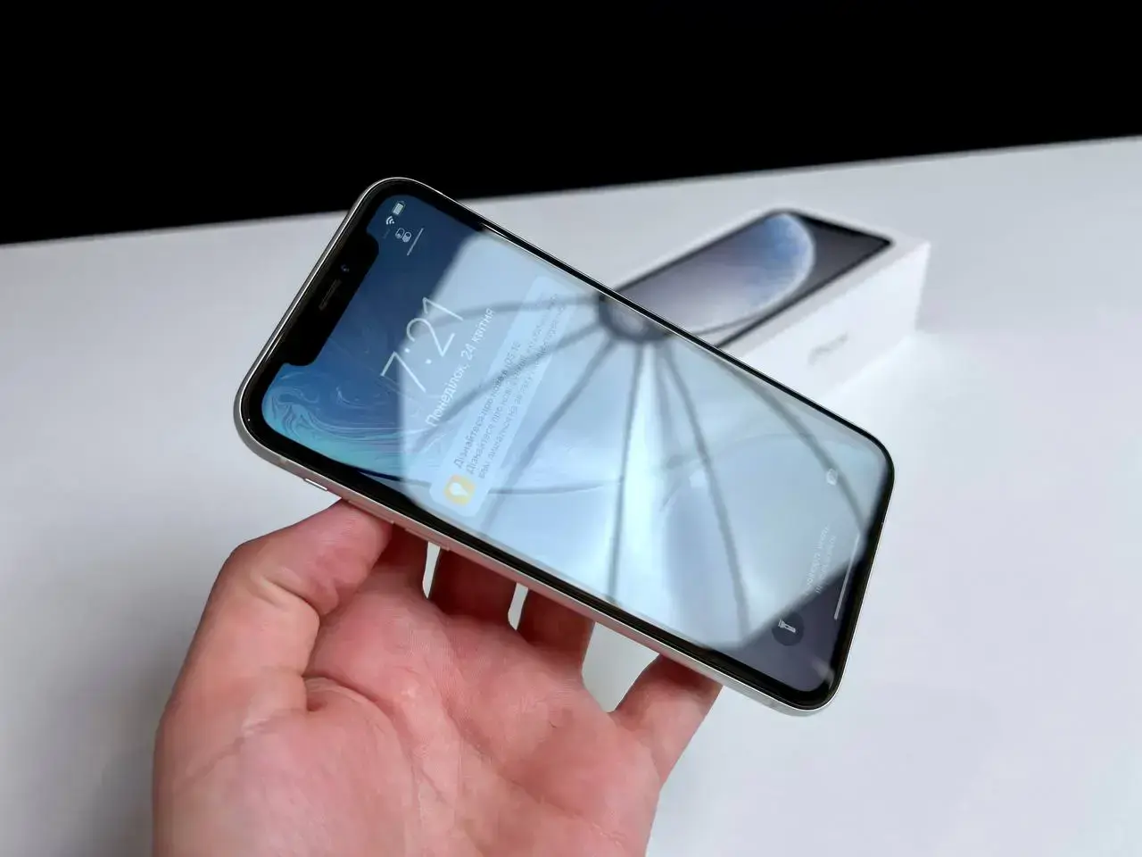 📲USED Apple iPhone XR 64GB White (MRY52) 🔋100% (Стан - 9.5/10, Комплект - повний | гарантія - 1 міс.)