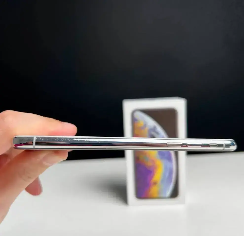 📲 USED Apple iPhone XS 256GB Silver (MT9J2) 🔋100% (Состояние - 9.5/10, Комплект - iPhone, коробка | гарантия - 1 мес.)