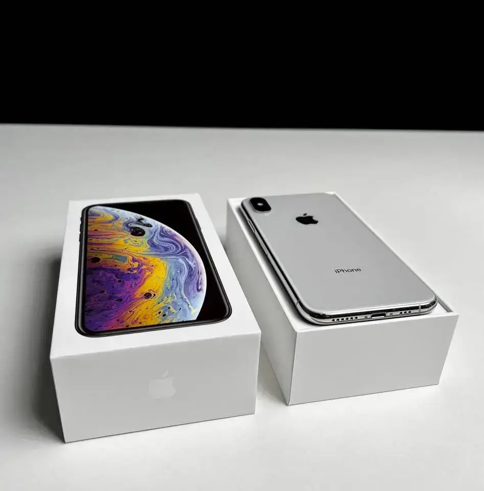 📲 USED Apple iPhone XS 256GB Silver (MT9J2) 🔋100% (Состояние - 9.5/10, Комплект - iPhone, коробка | гарантия - 1 мес.)
