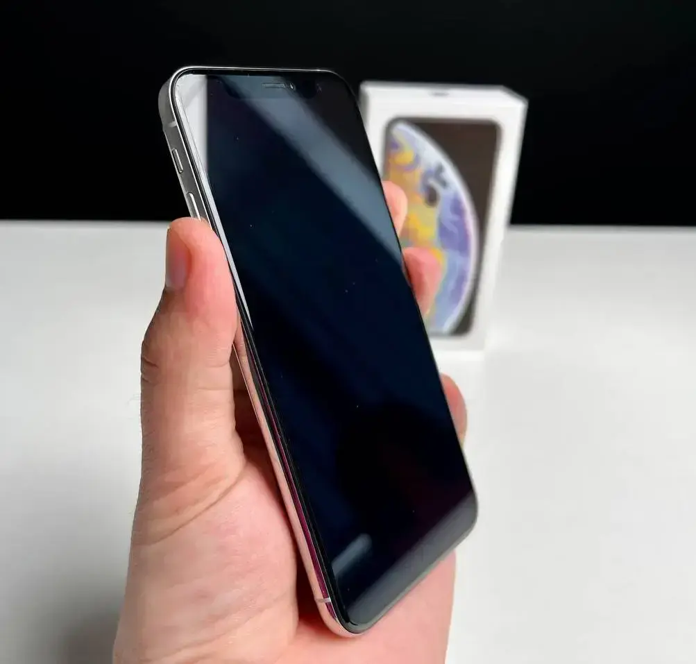 📲 USED Apple iPhone XS 256GB Silver (MT9J2) 🔋100% (Состояние - 9.5/10, Комплект - iPhone, коробка | гарантия - 1 мес.)