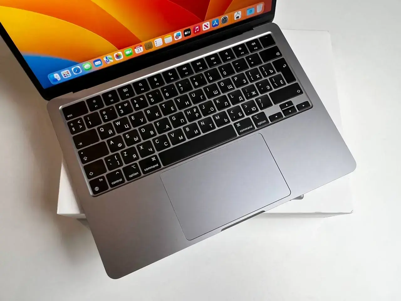 💻 USED MacBook Air 13.6" Space Gray 2022 (MLXW3), (М2/8GB/256SSD) (Стан - 10/10. Комплект - повний | гарантія - 1 міс.) - Cycle 75