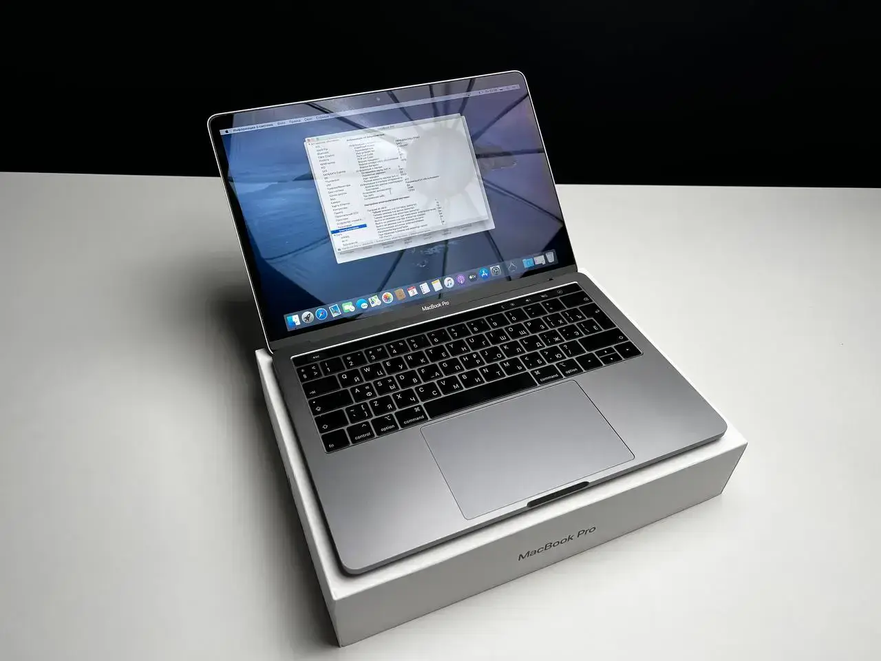 💻 USED MacBook Pro 13" Space Gray (MR9R2) 2018 (Стан - 9/10. Комплект - повний | гарантія - 1 міс.) - Cycle 0