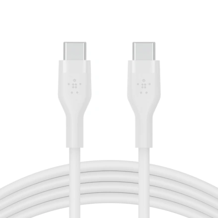 Кабель Belkin BoostCharge Flex USB-C/USB-C Cable 1m White (CAB009bt1MWH)