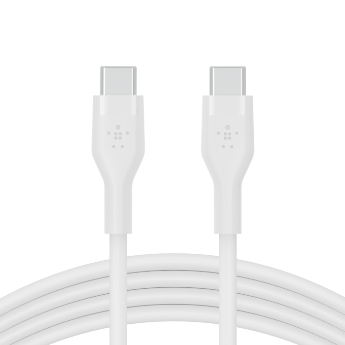 Кабель Belkin BoostCharge Flex USB-C/USB-C Cable 1m White (CAB009bt1MWH)