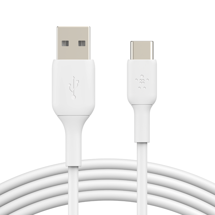 Кабель Belkin BoostCharge USB-C to USB-A Cable 1m / 3.3ft, White (CAB001bt1MWH)
