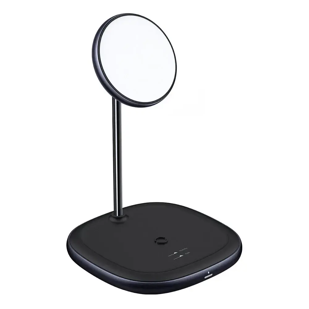 Бездротовий зарядний пристрій Baseus Swan 2-in-1 Wireless Magnetic Charging Bracket 20W (WXSW-D01)