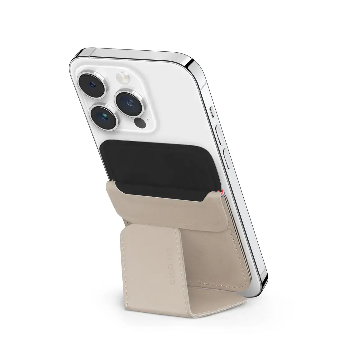 Чохол-гаманець з підставкою Decoded Leather Card Sleeve Stand with MagSafe Brown (DA23MCS1BK, HQD52)
