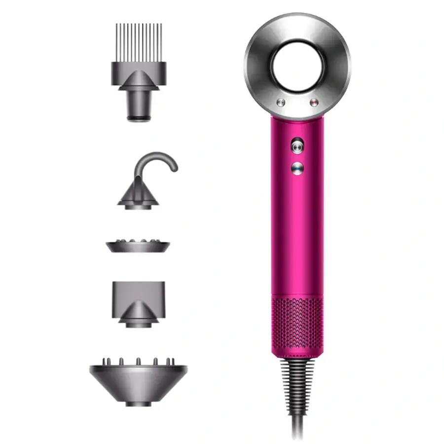 Фен для волосся Dyson Supersonic HD07 Fuchsia/Nickel (390244-01)
