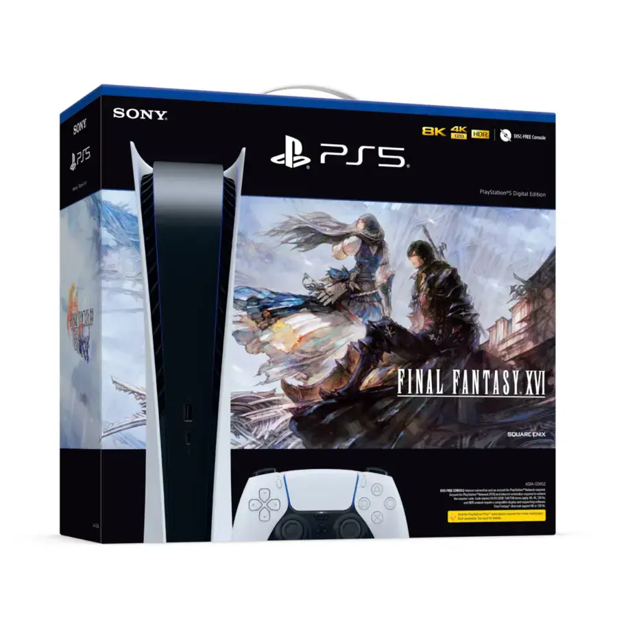 Игровая консоль Sony PlayStation 5 825GB Digital Edition - Final Fantasy XVI Bundle