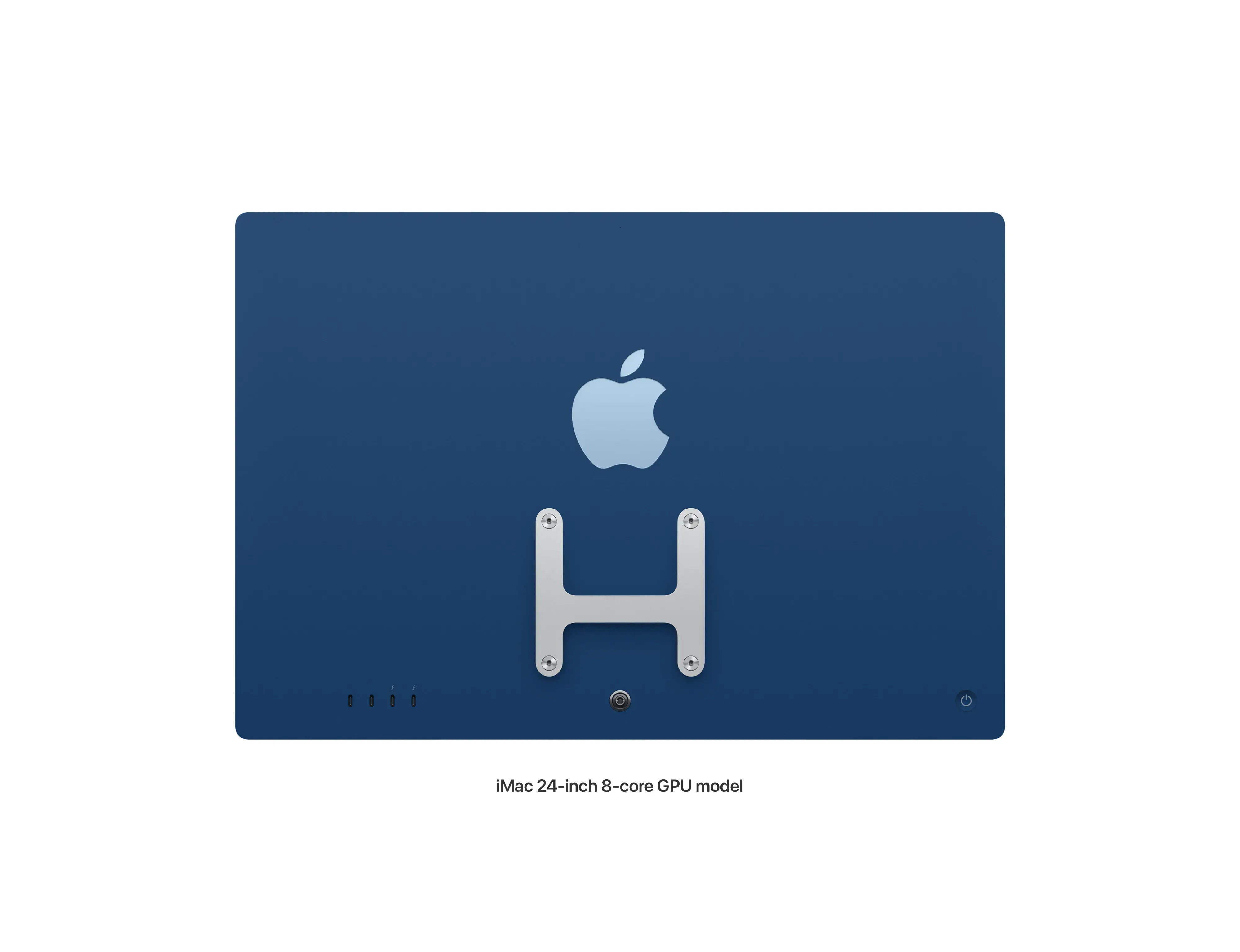iMac 24" 4.5K Retina display Blue (Z12W000NV) 2021 с креплением на стену VESA Mount Adapter