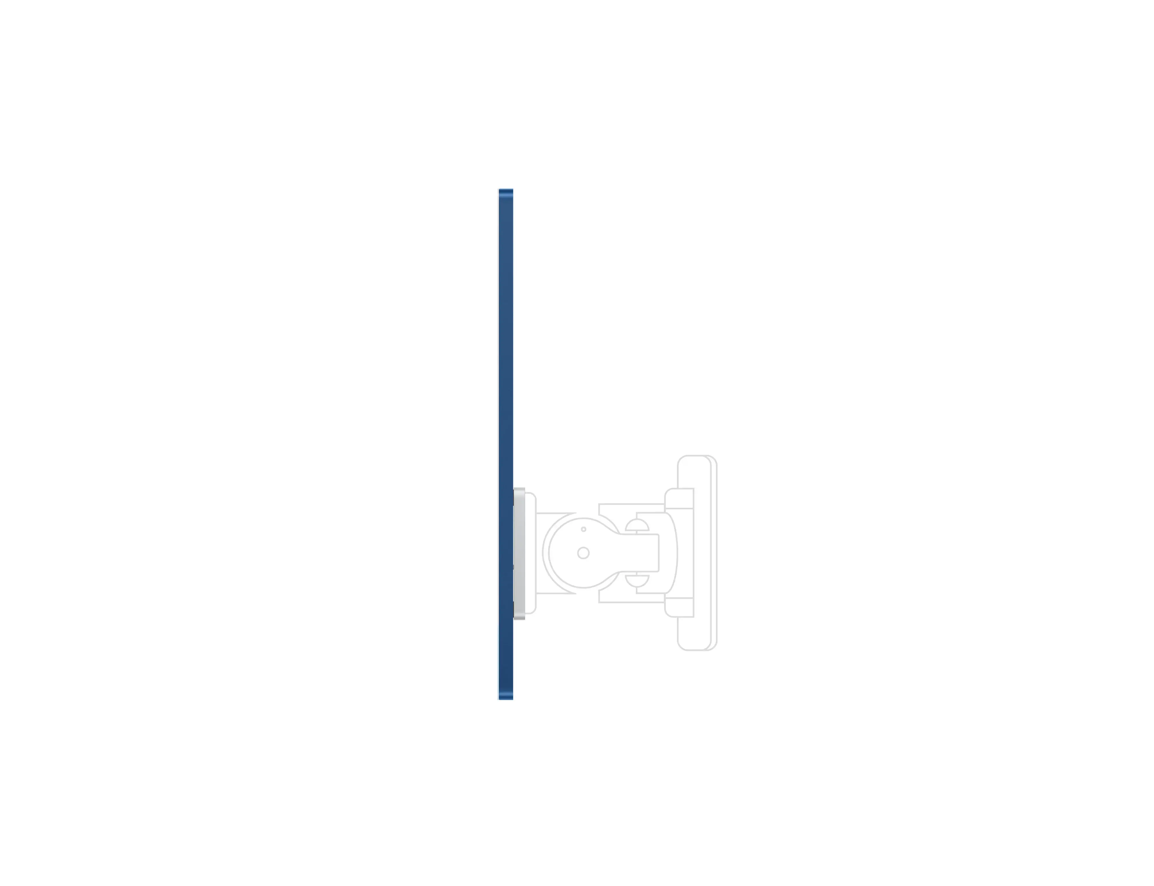 iMac 24" 4.5K Retina display Blue (Z12W000NV) 2021 с креплением на стену VESA Mount Adapter