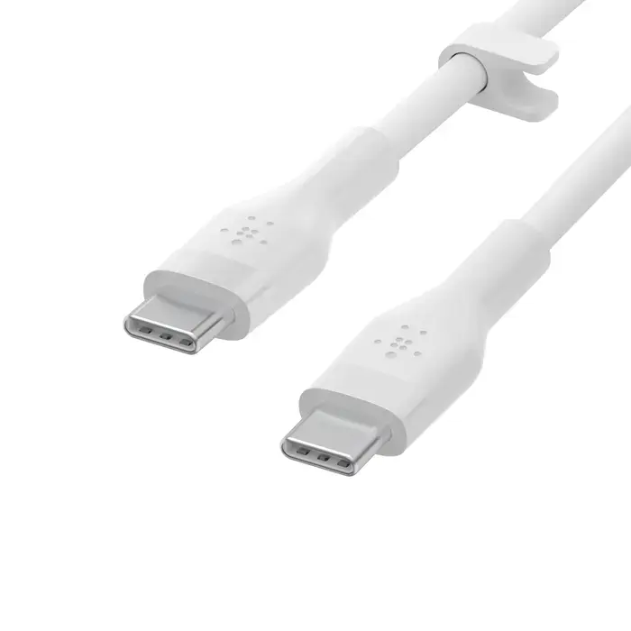 Кабель Belkin BoostCharge Flex USB-C/USB-C Cable 1m White (CAB009bt1MWH)