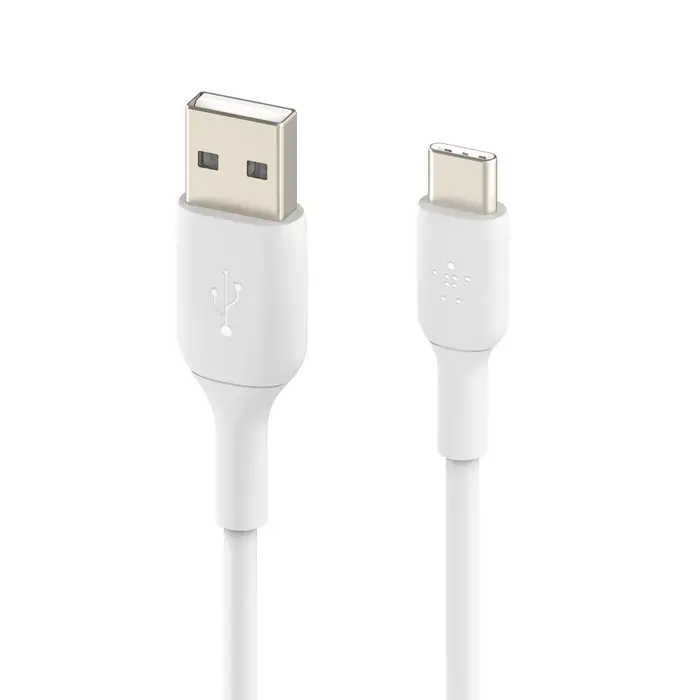 Кабель Belkin BoostCharge USB-C to USB-A Cable 1m / 3.3ft, White (CAB001bt1MWH)