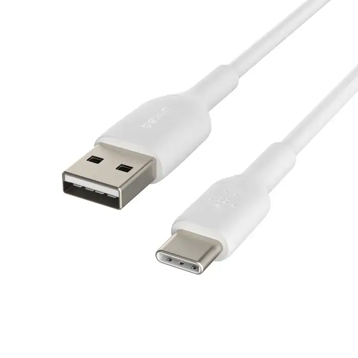 Кабель Belkin BoostCharge USB-C to USB-A Cable 1m / 3.3ft, White (CAB001bt1MWH)
