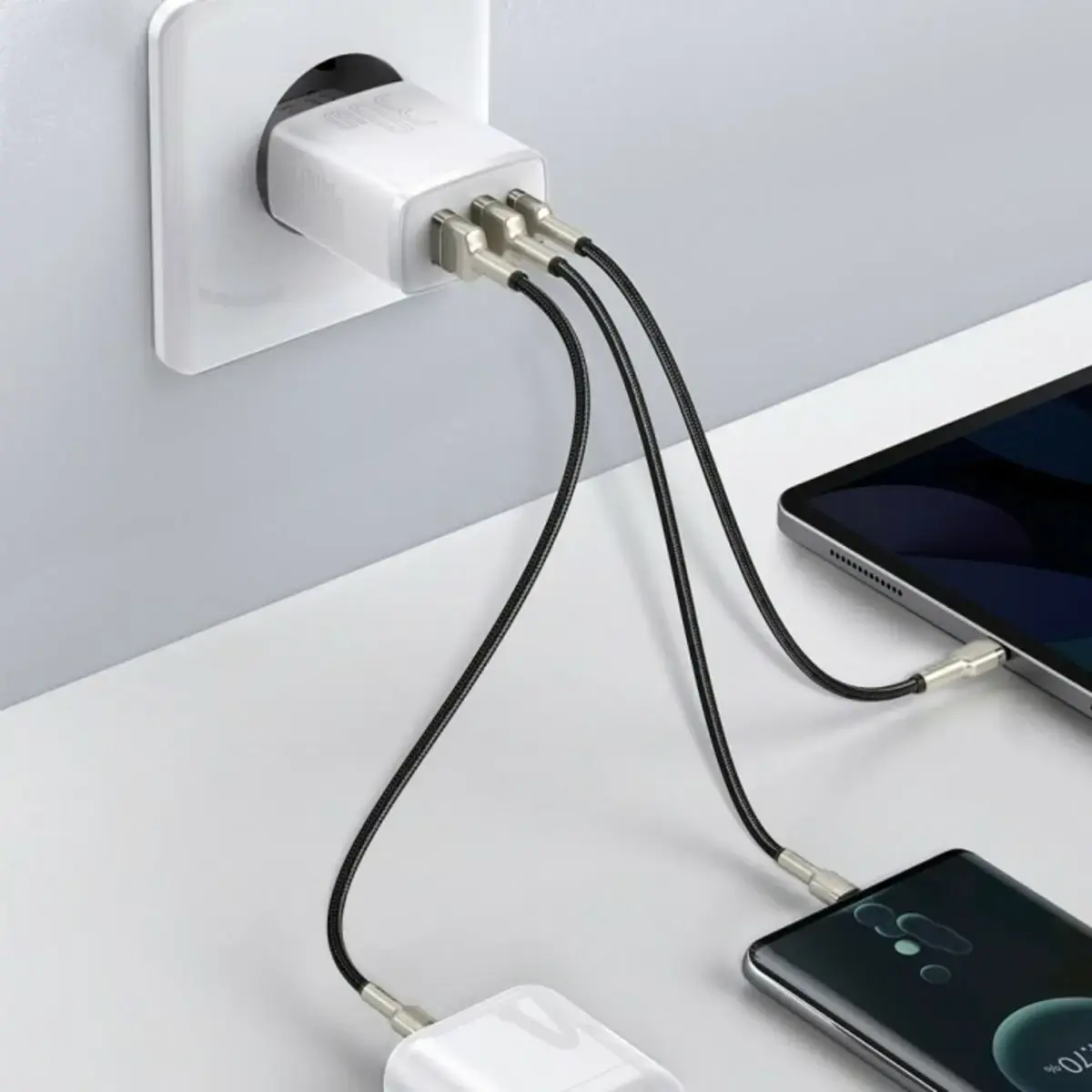 Мережевий зарядний пристрій Baseus Compact Quick Charger U+C 20W White (CCXJ-B02)