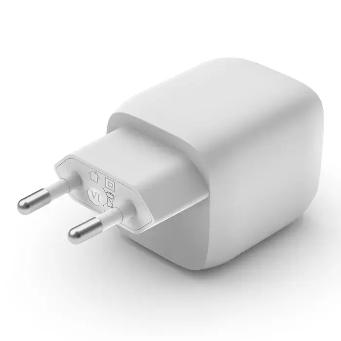 Сетевое зарядное устройство Belkin BoostCharge Pro Dual USB-C GaN Wall Charger with PPS 45W (WCH011vfWH)