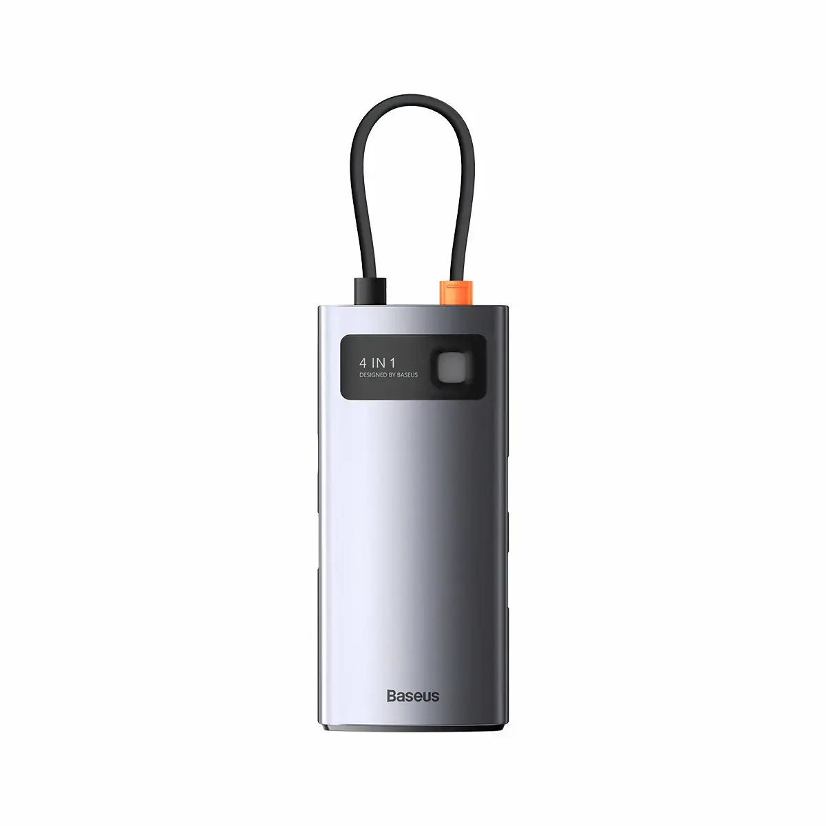 Мультипортовий адаптер Baseus Metal Gleam Series 4-in-1 Multifunctional Type-C Hub Gray (WKWG070113)