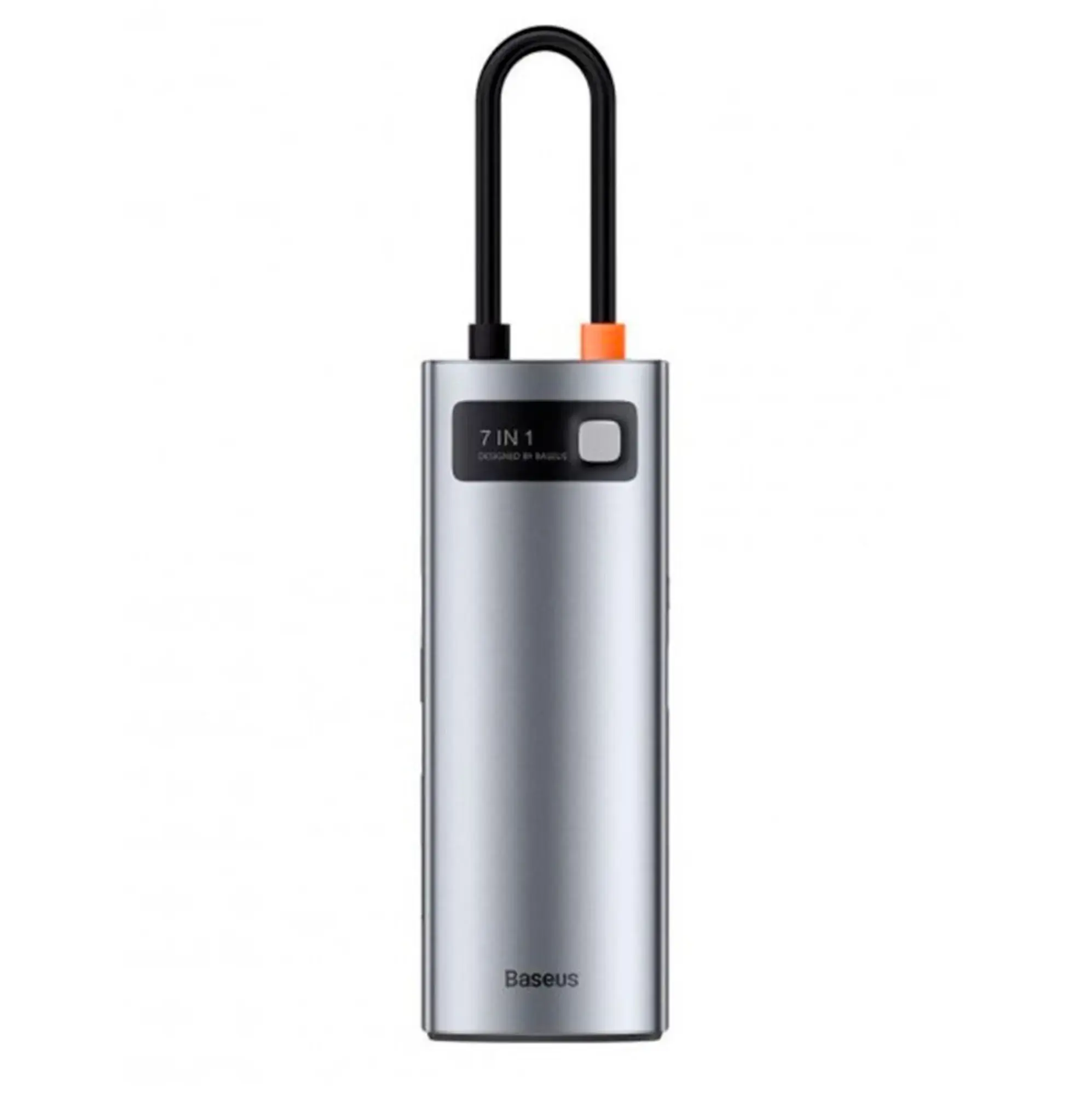Мультипортовый адаптер Baseus Metal Gleam Series 7-in-1 Multifunctional Type-C HUB Gray (WKWG020113)