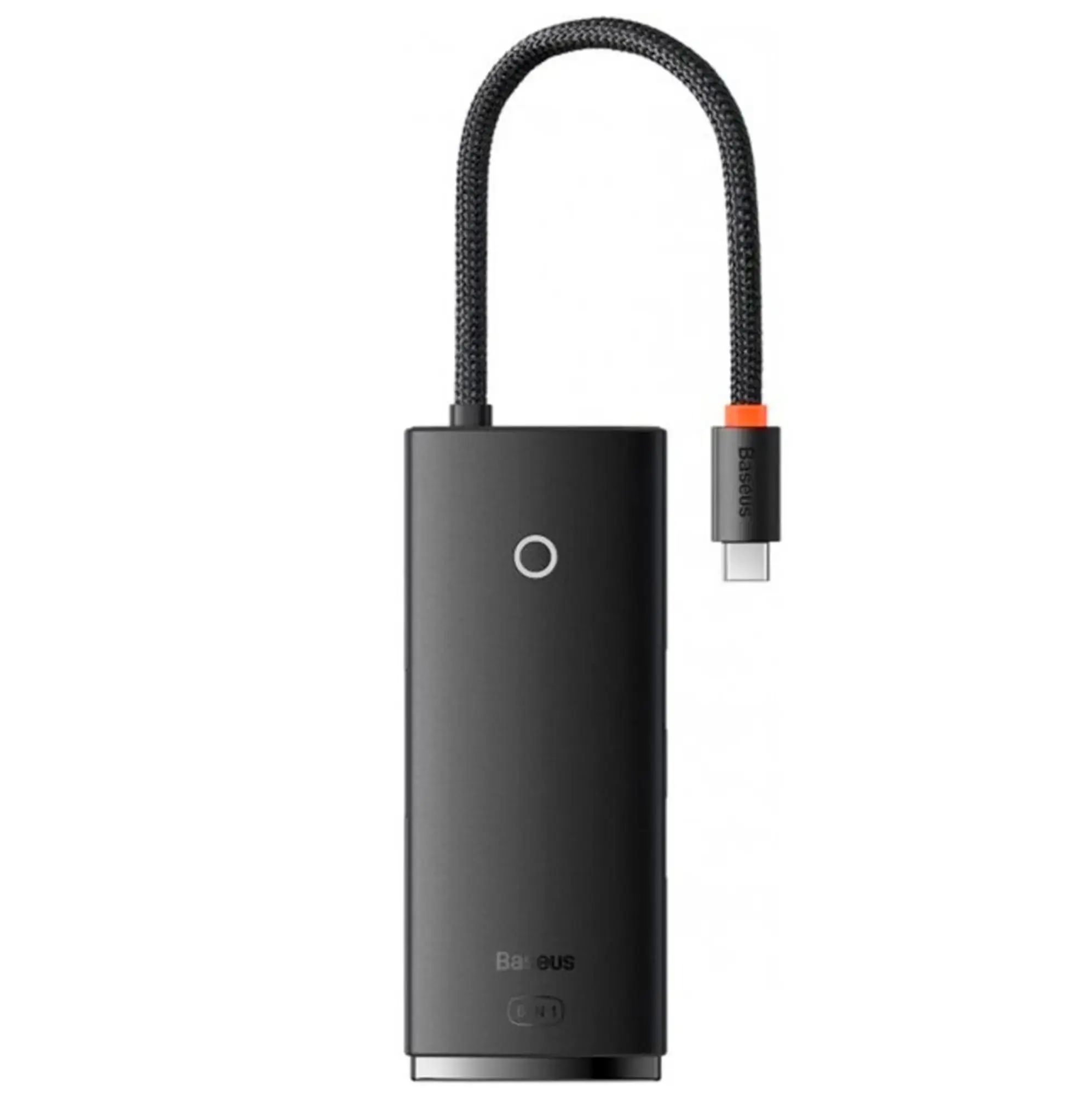 Мультипортовый адаптер Baseus Lite Series 6-Port Type-C Hub Docking Station Black (WKQX050001)