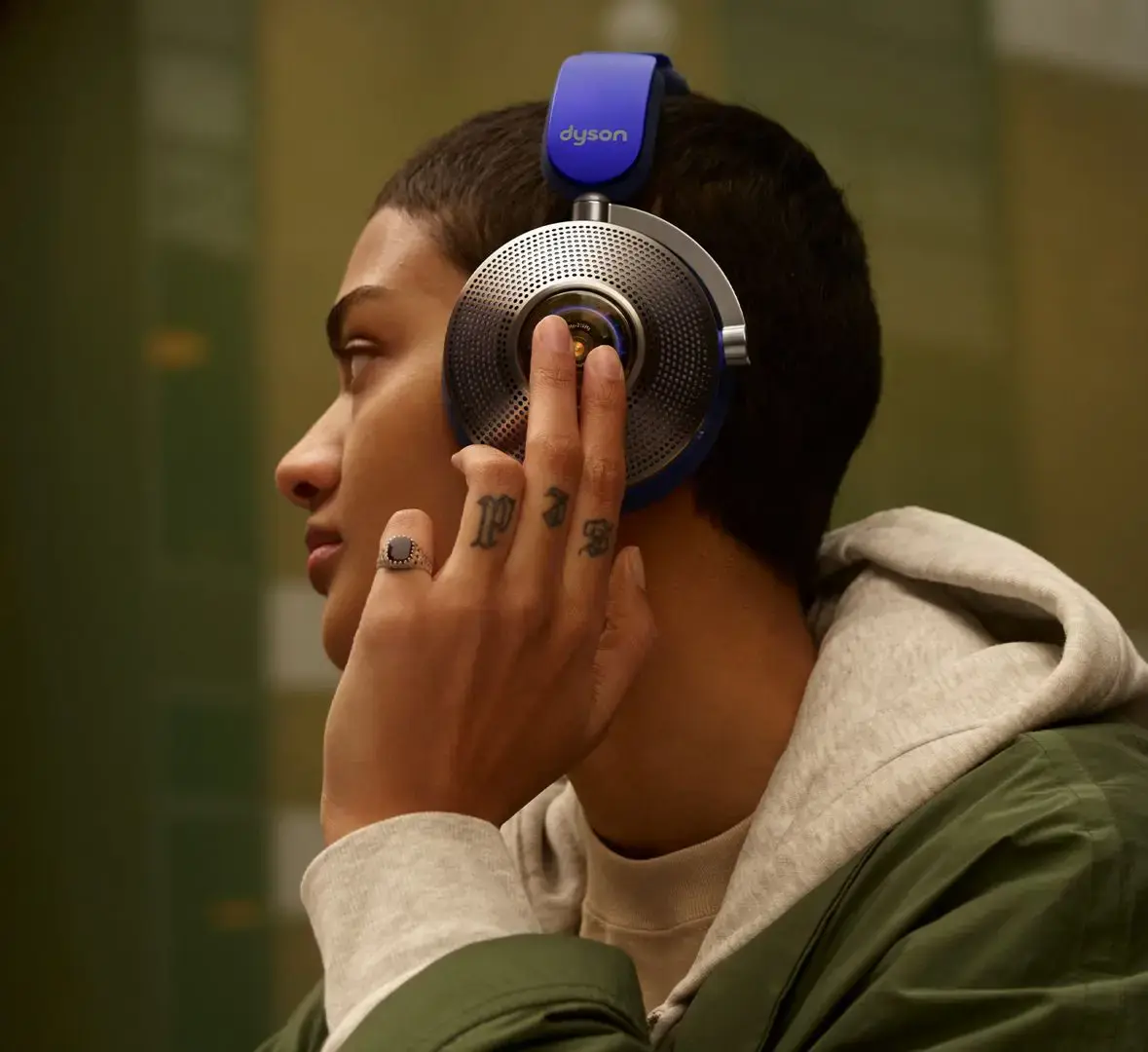 Навушники з функцією очищення повітря Dyson Zone Absolute+ Headphones with Air Purification - Prussian Blue/Bright Copper (376121-01)