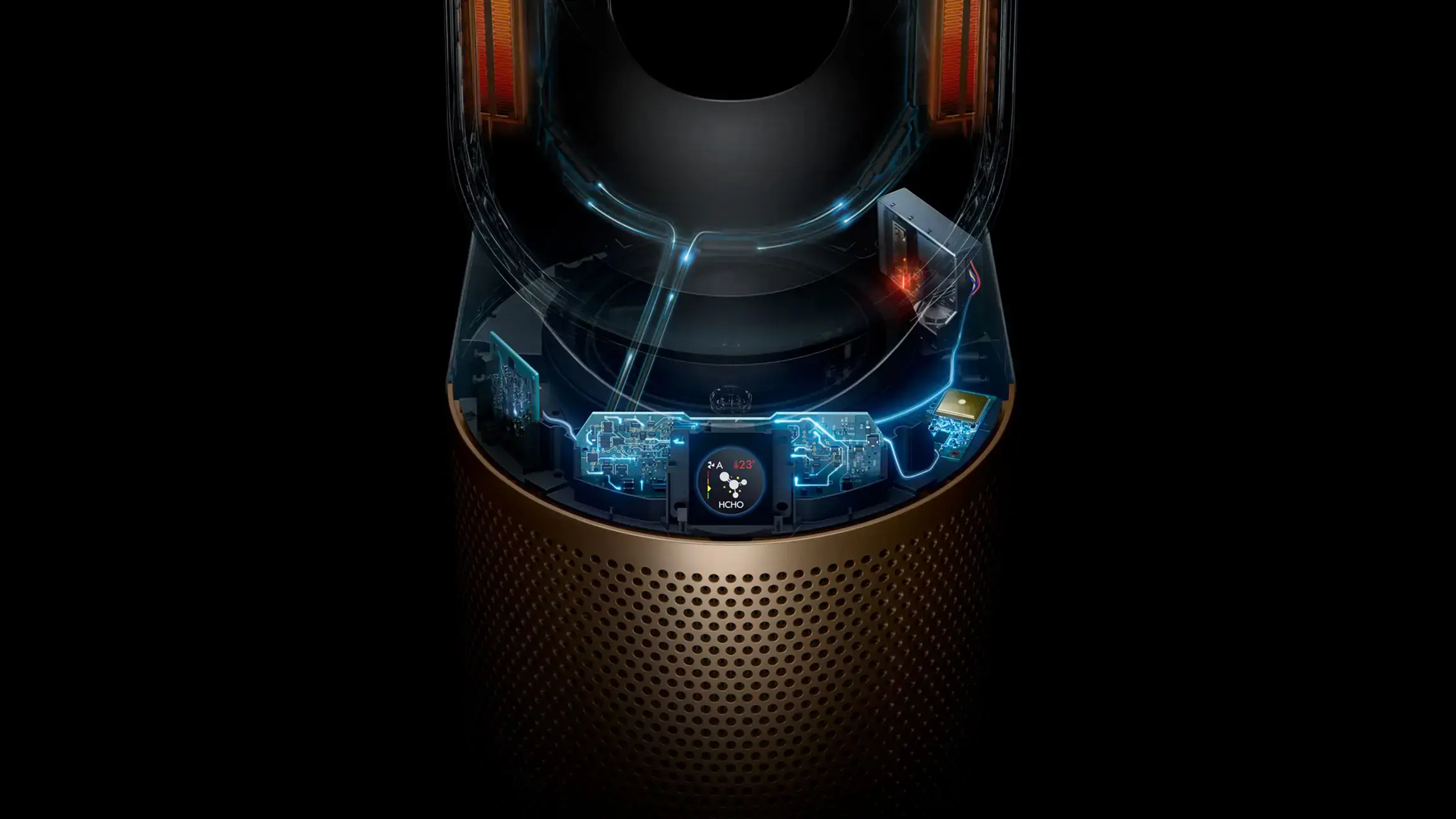 Очищувач повітря Dyson Purifier Hot+Cool Formaldehyde HP09 - White/Gold (369020-01)