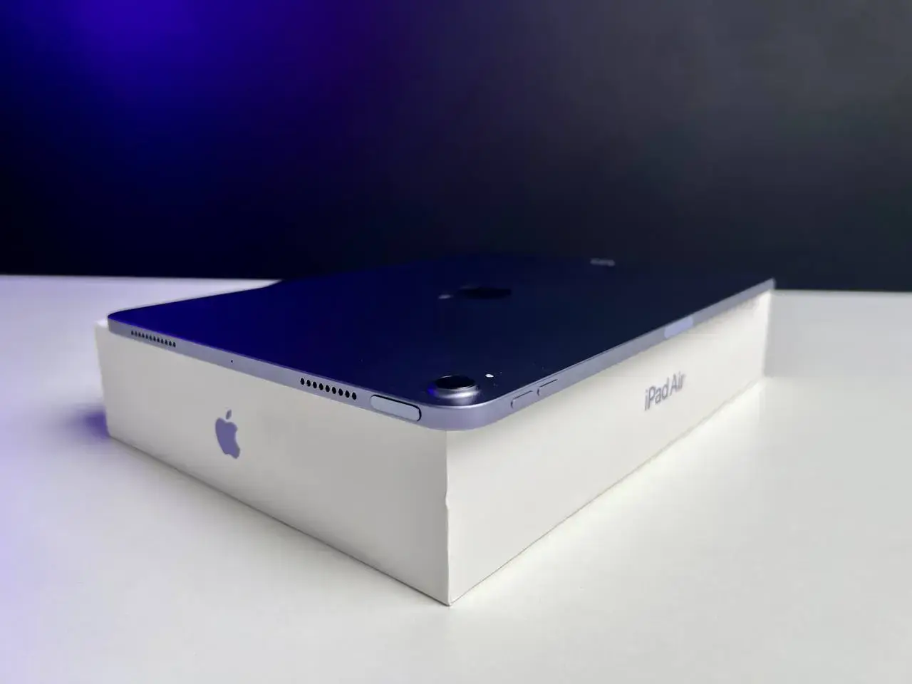 📲OPEN BOX iPad Air 5 10.9'' Wi-Fi 64GB Purple (MME23)🔋100% (Состояние - 10/10, комплект полный, гарантия - 12 мес.)