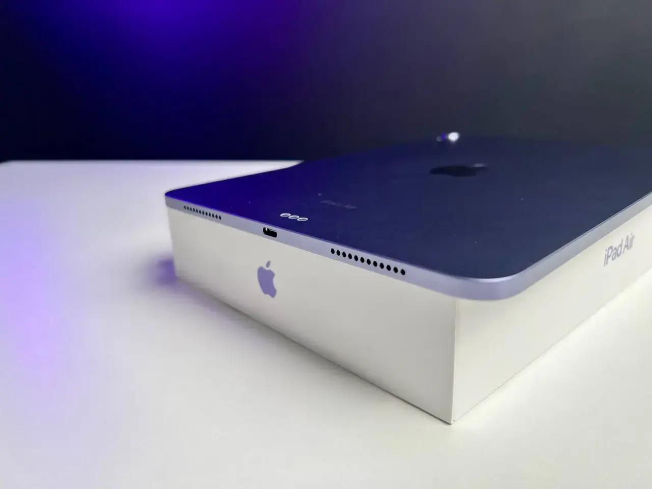 📲OPEN BOX iPad Air 5 10.9'' Wi-Fi 64GB Purple (MME23)🔋100% (Состояние - 10/10, комплект полный, гарантия - 12 мес.)