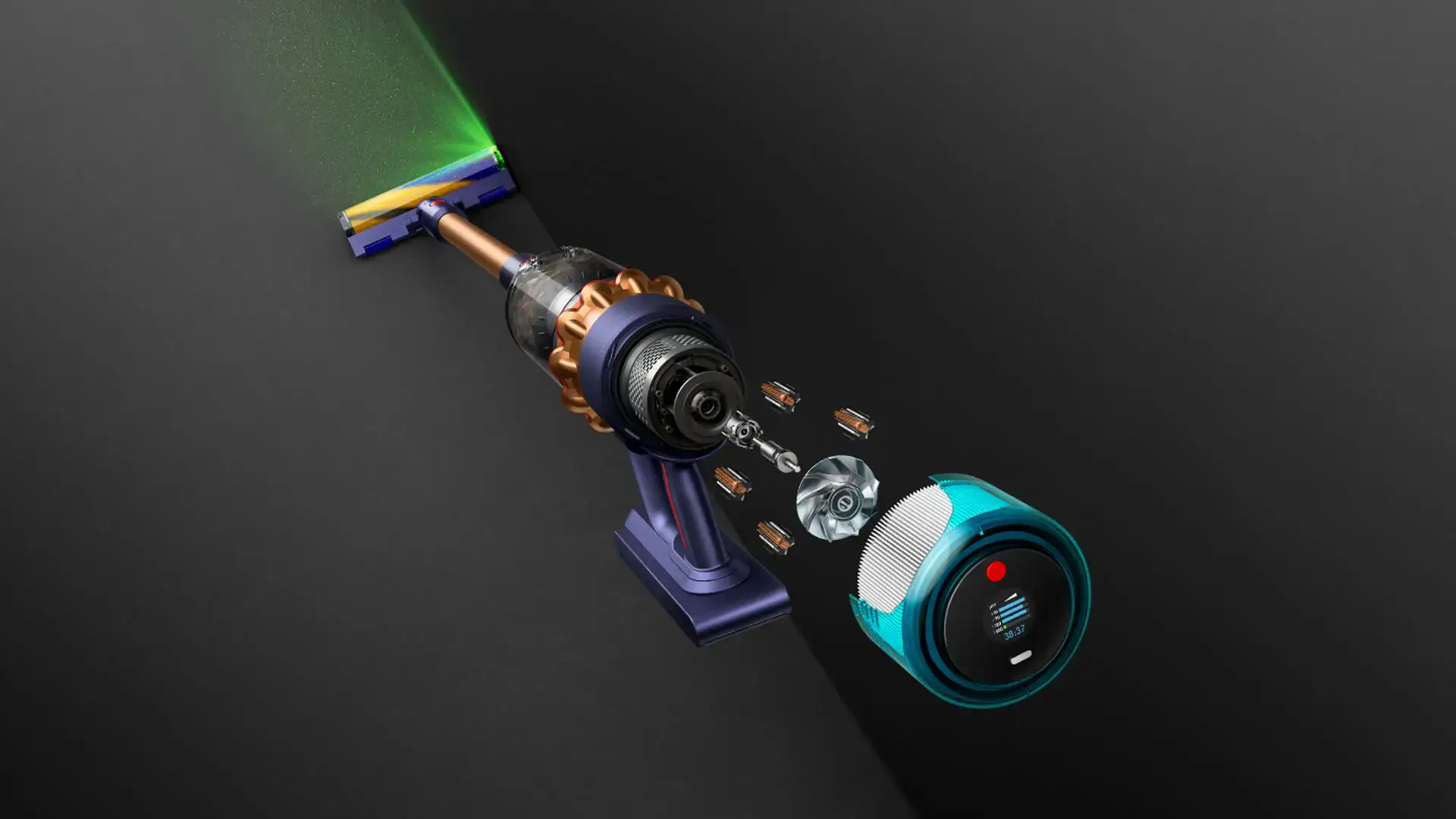 Пилосос Dyson Gen5detect Absolute - Midnight Blue/Copper (447002-01)
