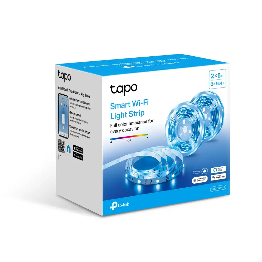 Розумна світлодіодна Wi-Fi стрічка TP-LINK TAPO-L900-10