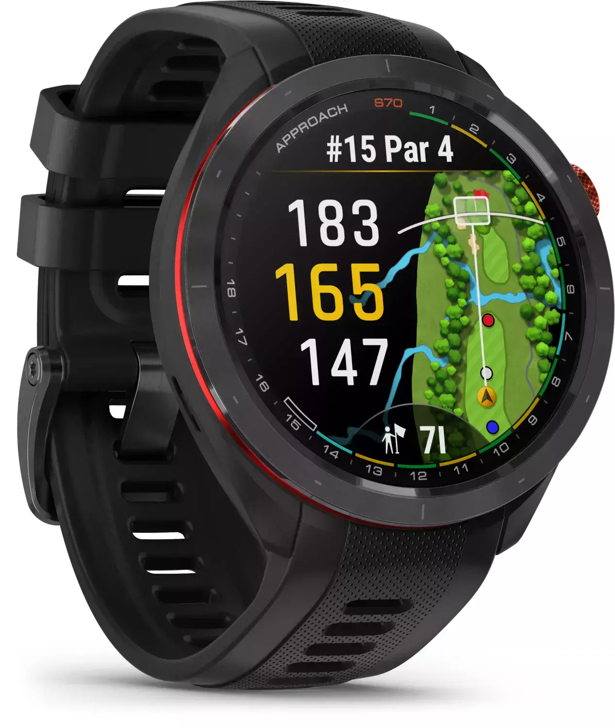 Смарт-часы Garmin Approach S70 - Black (010-02746-12)