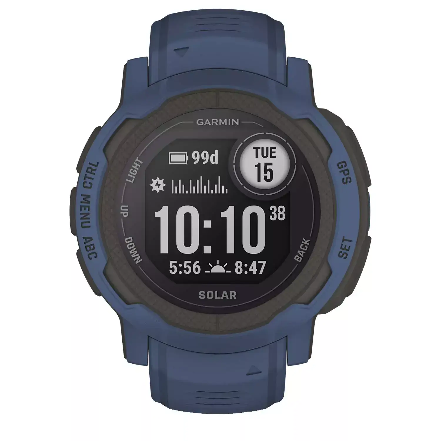 Смарт-годинник Garmin Instinct 2 Solar - Tidal Blue (010-02627-06/16)