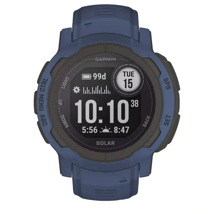 Смарт-годинник Garmin Instinct 2 Solar - Tidal Blue (010-02627-06/16)
