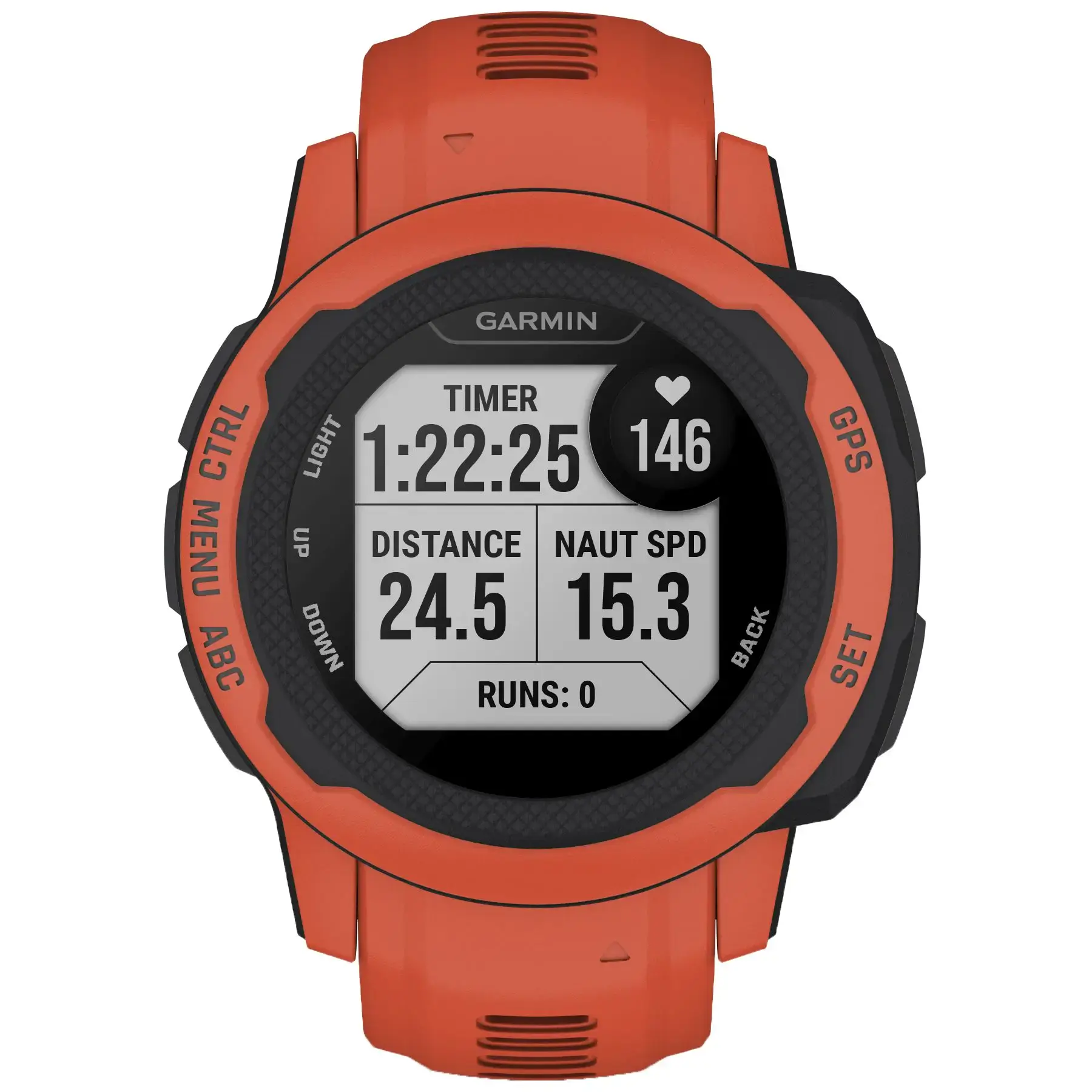 Смарт-часы Garmin Instinct 2S - Standard Edition - Poppy (010-02563-16)