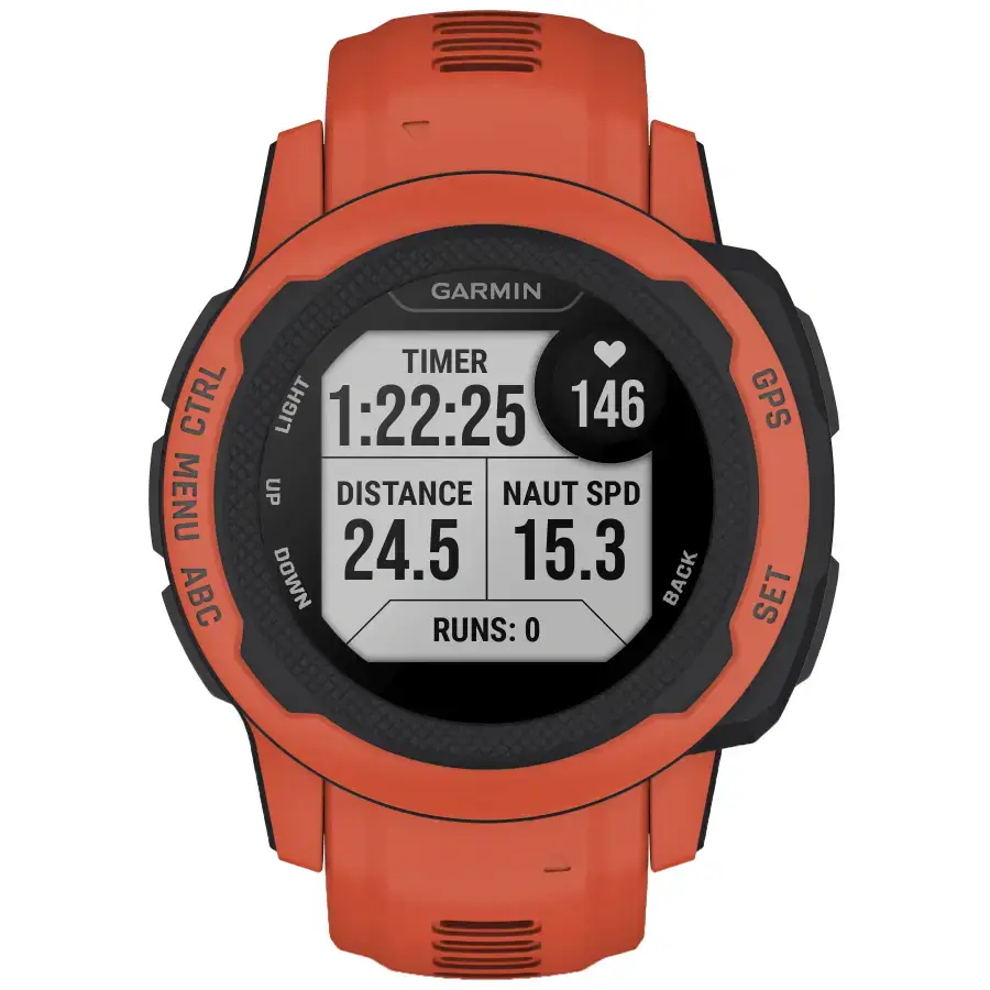 Смарт-годинник Garmin Instinct 2S - Standard Edition - Poppy (010-02563-16)