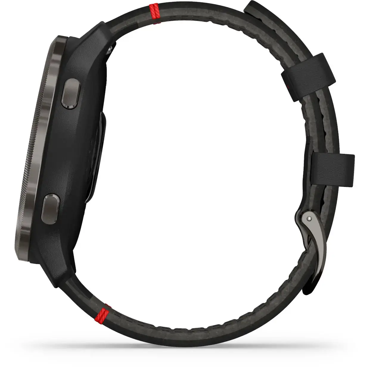 Смарт-годинник Garmin Venu 2 Slate with Black Leather Band (010-02430-21)