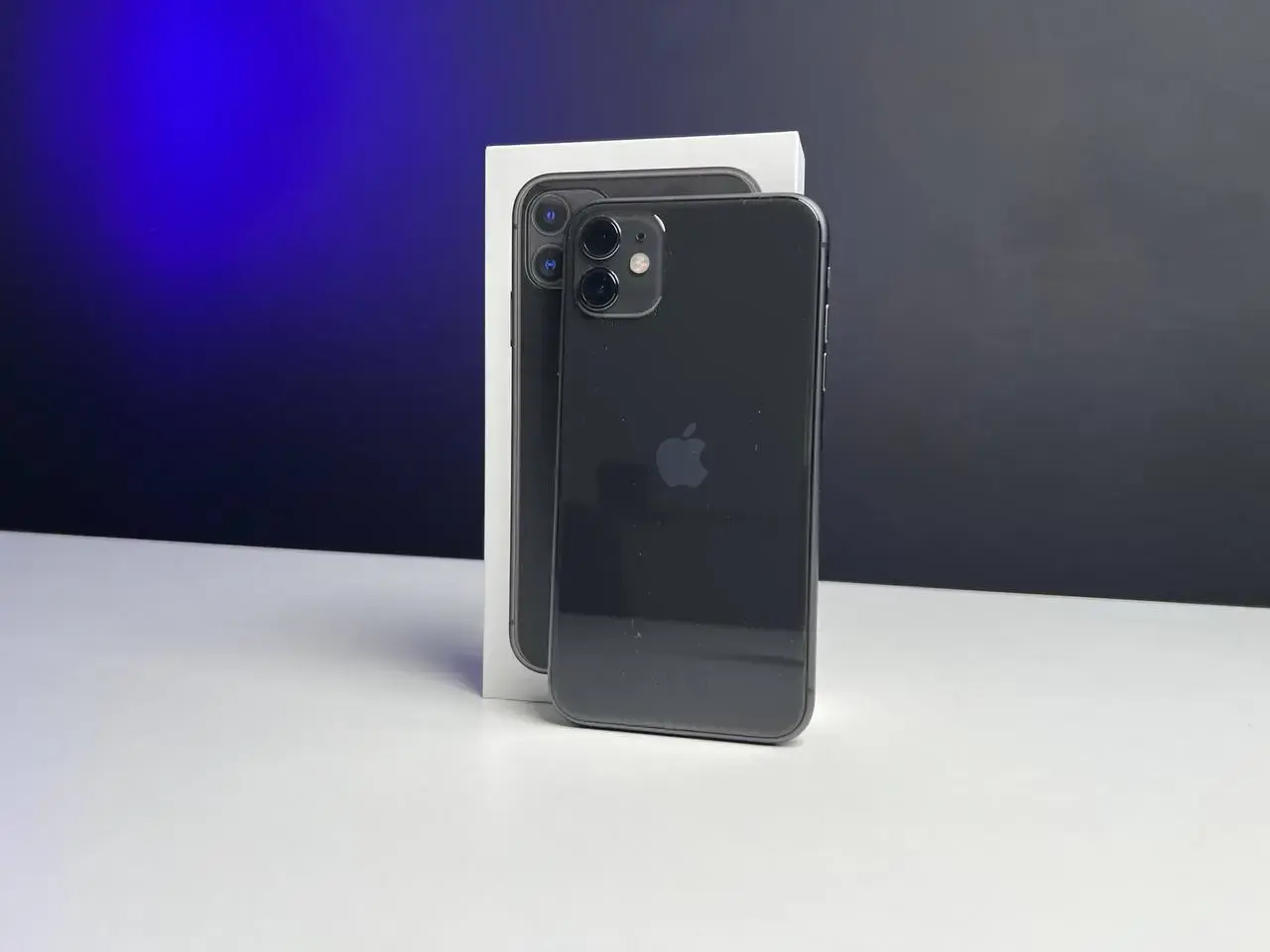 📲USED Apple iPhone 11 256GB Black (MWLL2) 🔋100% (Стан - 9/10, Комплект - коробка, iPhone | гарантія - 1 міс.)