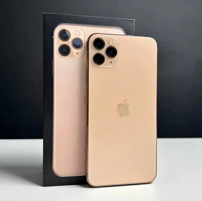📲USED Apple iPhone 11 Pro Max 256GB Gold (MWH62)🔋100% (Стан - 9.5/10, Комплект - коробка, кабель та блок зарядки | гарантія - 1 міс.)