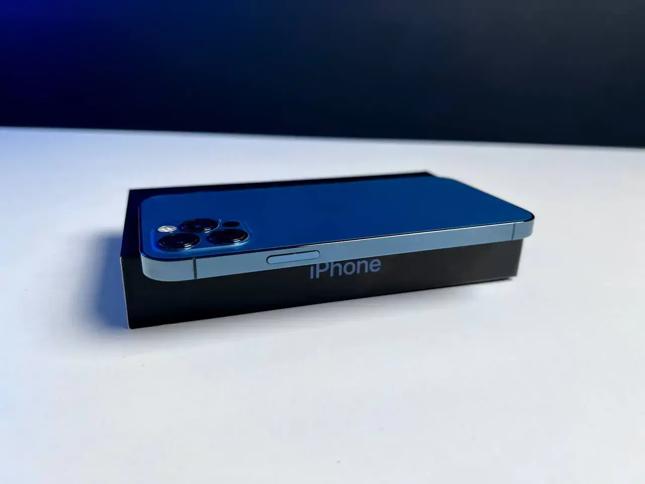 📲USED Apple iPhone 12 Pro 128GB Pacific Blue (MGLR3, MGMN3)🔋100% (Стан - 8.7/10, Комплект - iPhone | гарантія - 1 міс.)