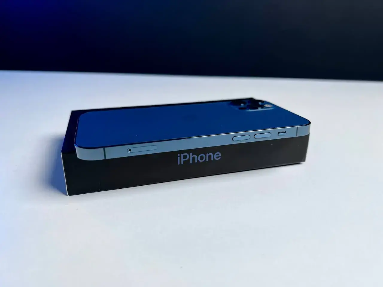 📲USED Apple iPhone 12 Pro 128GB Pacific Blue (MGLR3, MGMN3)🔋100% (Стан - 8.7/10, Комплект - iPhone | гарантія - 1 міс.)