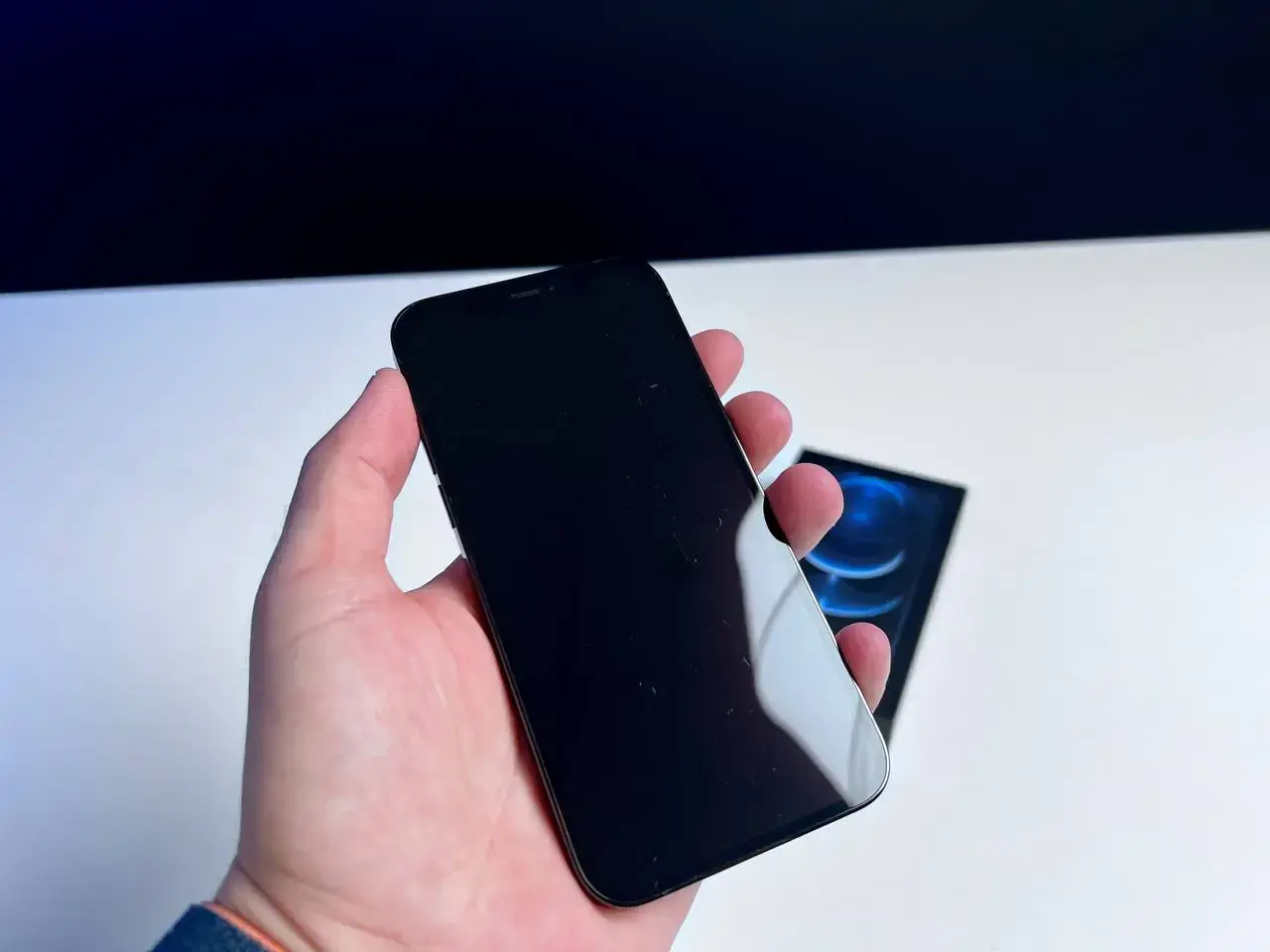 📲USED Apple iPhone 12 Pro 128GB Pacific Blue (MGLR3, MGMN3)🔋100% (Стан - 8.7/10, Комплект - iPhone | гарантія - 1 міс.)