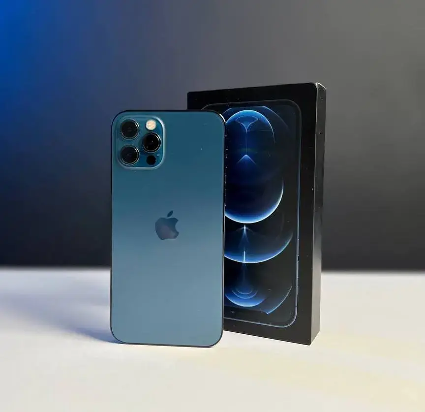 📲USED Apple iPhone 12 Pro 128GB Pacific Blue (MGLR3, MGMN3)🔋100% (Стан - 8.7/10, Комплект - iPhone | гарантія - 1 міс.)
