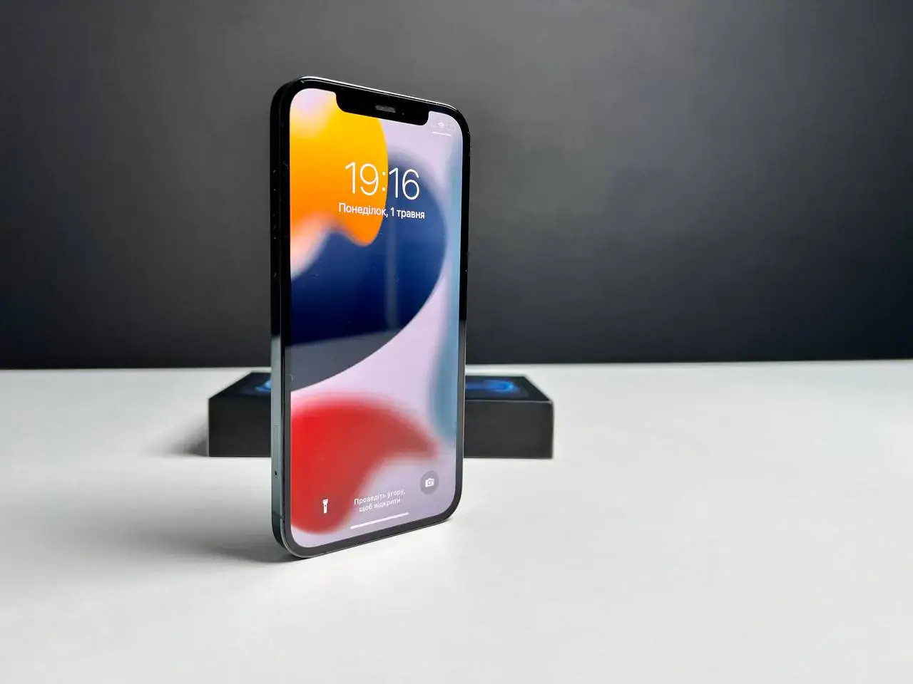 📲USED Apple iPhone 12 Pro 128GB Pacific Blue (MGLR3, MGMN3)🔋90% (Состояние - 8.5/10, Комплект - iPhone, коробка | гарантия - 1 мес.)