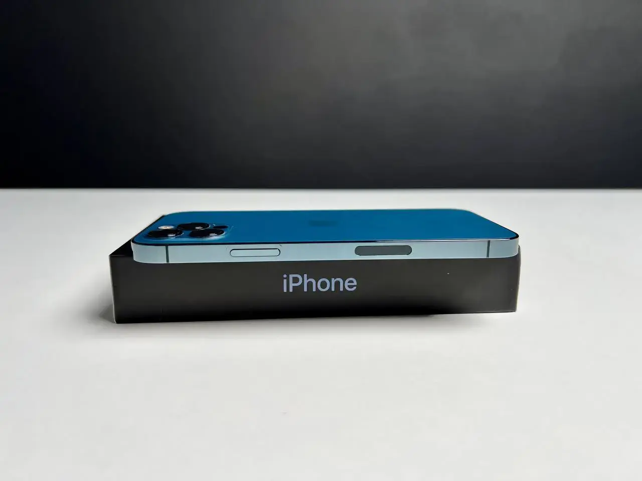 📲USED Apple iPhone 12 Pro 128GB Pacific Blue (MGLR3, MGMN3)🔋90% (Состояние - 8.5/10, Комплект - iPhone, коробка | гарантия - 1 мес.)