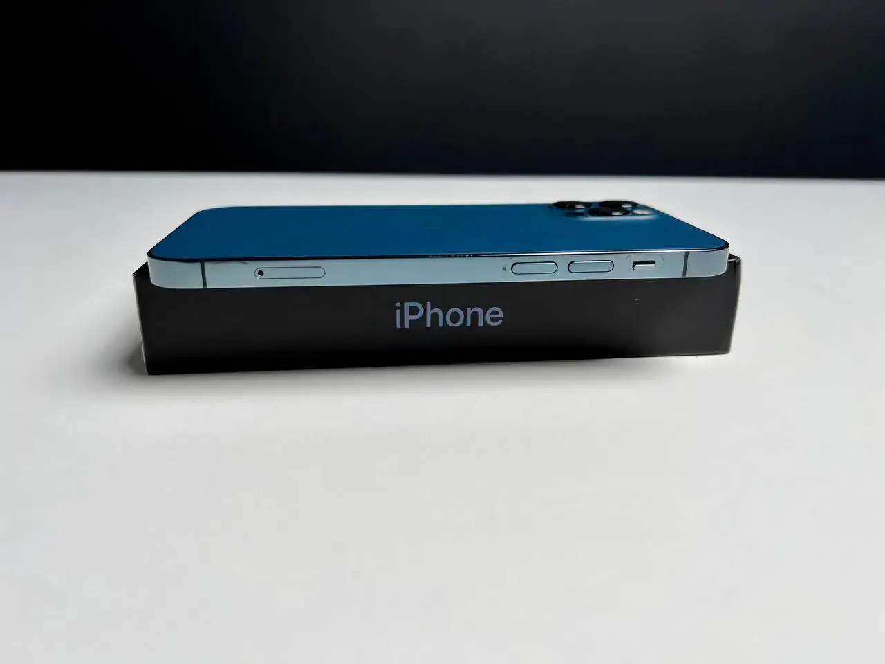 📲USED Apple iPhone 12 Pro 128GB Pacific Blue (MGLR3, MGMN3)🔋90% (Состояние - 8.5/10, Комплект - iPhone, коробка | гарантия - 1 мес.)