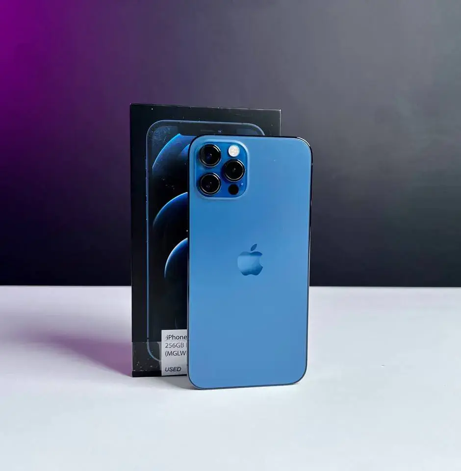 USED Apple iPhone 12 Pro 256GB Pacific Blue (MGLW3, MGMT3)🔋86% (Стан - 9/10, Комплект - повний | гарантія - 1 міс.)