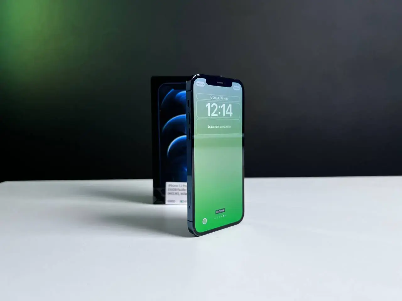 📲USED Apple iPhone 12 Pro 256GB Pacific Blue (MGLW3, MGMT3)🔋87% (Стан - 9.9/10, Комплект - повний | гарантія - 1 міс.)