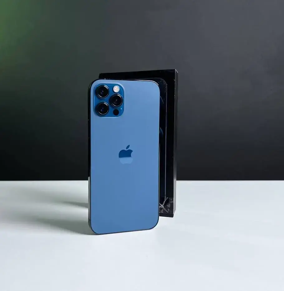 📲USED Apple iPhone 12 Pro 256GB Pacific Blue (MGLW3, MGMT3)🔋87% (Стан - 9.9/10, Комплект - повний | гарантія - 1 міс.)