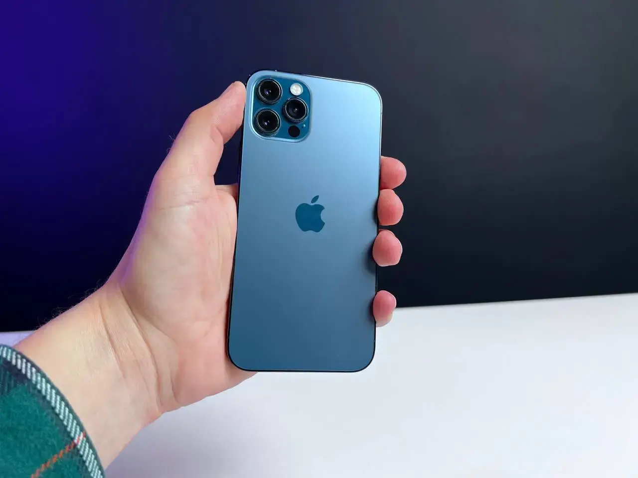 USED Apple iPhone 12 Pro 256GB Pacific Blue (MGLW3, MGMT3)🔋90% (Стан - 8/10, Комплект - повний | гарантія - 1 міс.)