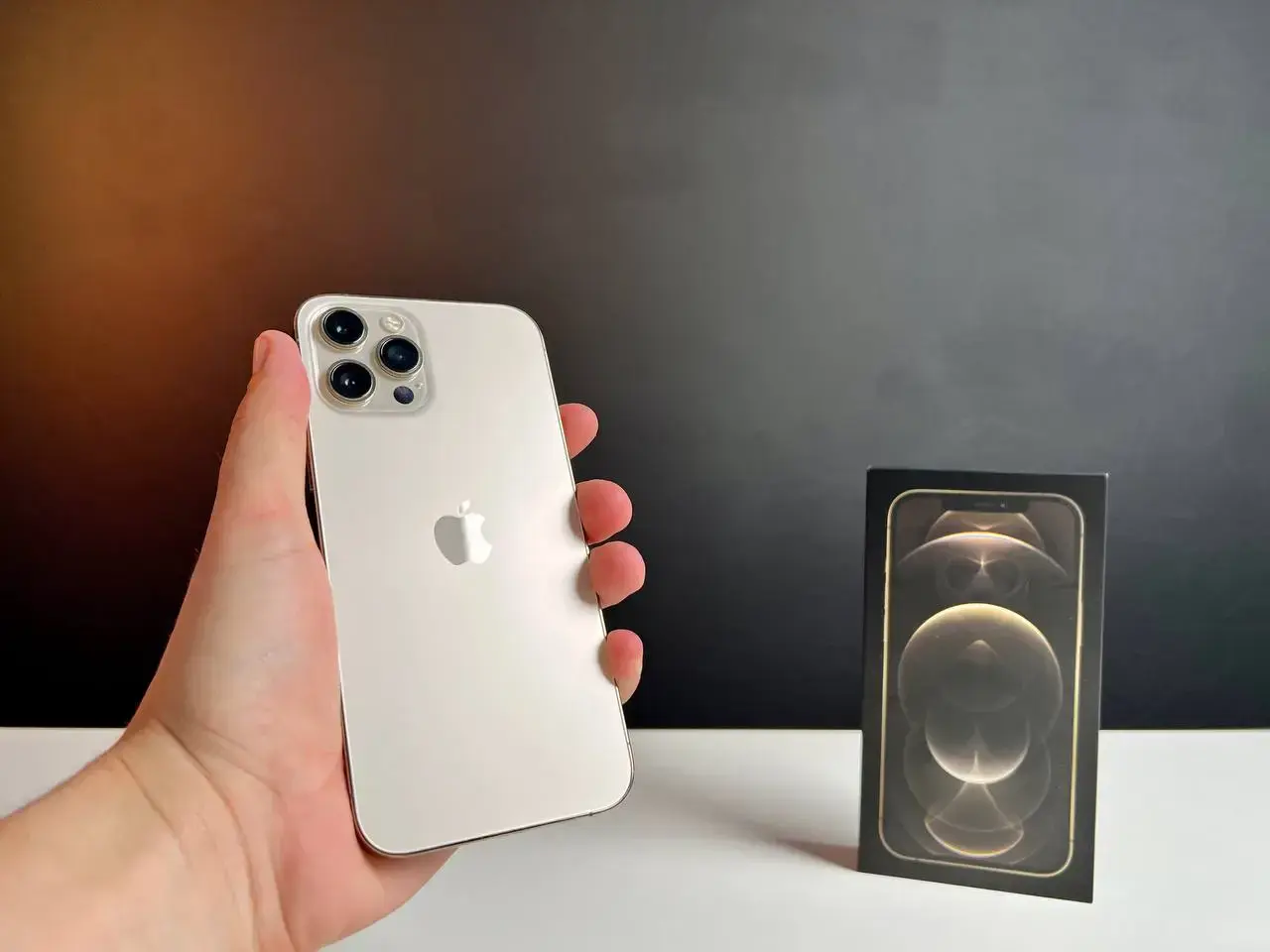 USED Apple iPhone 12 Pro Max 256GB Gold (MGCM3, MGDE3)🔋85% (Стан - 9/10, Комплект - повний | гарантія - 1 міс.)