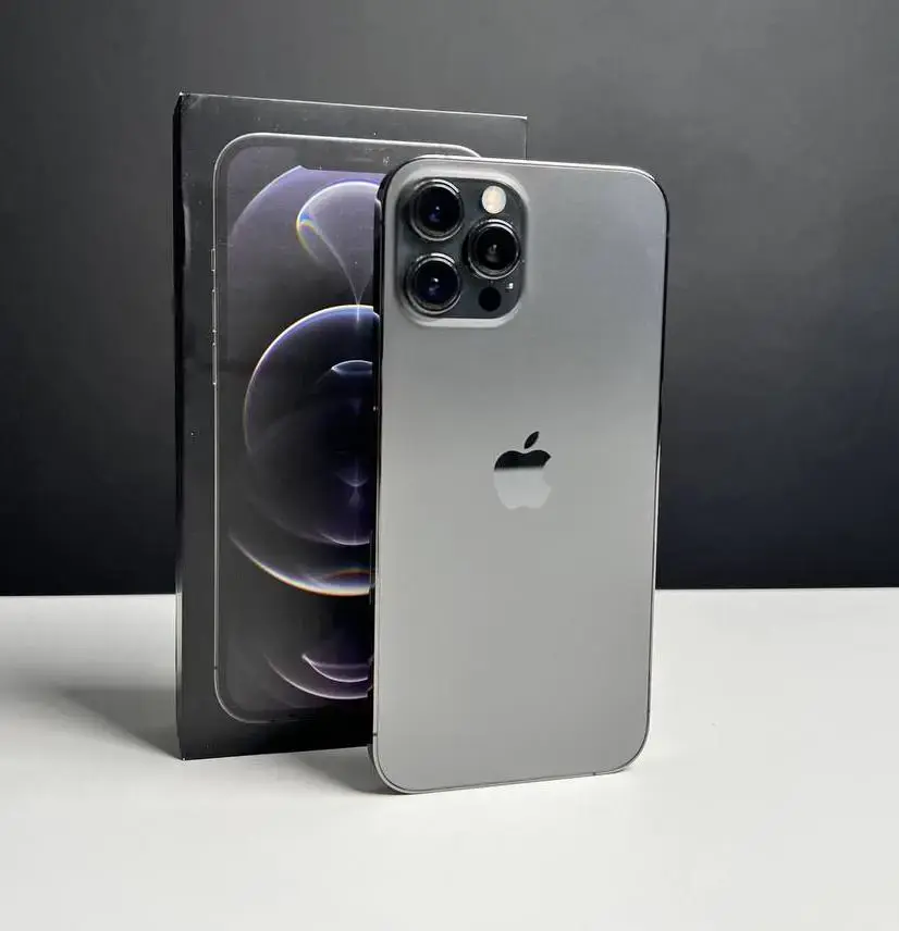 📲USED Apple iPhone 12 Pro Max 256GB Graphite (MGCK3, MGDC3)🔋100% (Стан - 8.5/10, Комплект - коробка, iPhone | гарантія - 1 міс.)